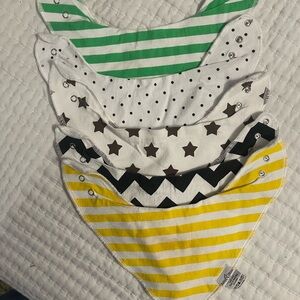 Colorful Baby Baby Bliss Bandana Bib Set